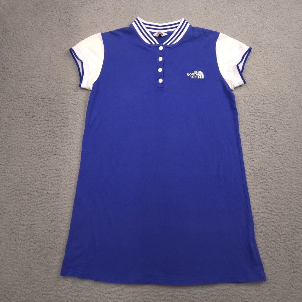 The North Face Polo Dress Womens Small Blue Varsity Tennis Athleisure - Picture 1 of 11